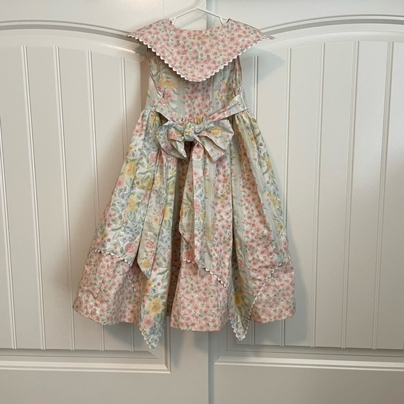 Vintage Daisy Kingdom girls dress with attached bag toddler size 4 - Picture 3 of 10